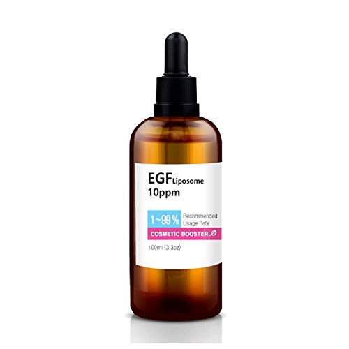 Cosmetic Ingredient - EGF Liposome 10ppm ampoule 100ml(3.3oz) | Cosmetic Grade | Skin Repair & Boosts the synthesis of collagen & Anti Wrinkle