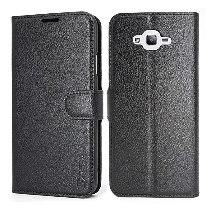 Galaxy J7 Neo/J7 Nxt/J700 Case Wallet, Samsung Galaxy J7 Leather Case, Dekii Ultra Slim Soft PU Leather Flip Cover with Credit Card Slots, Magnetic Closure Phone Protective Case for Samsung Galaxy J7