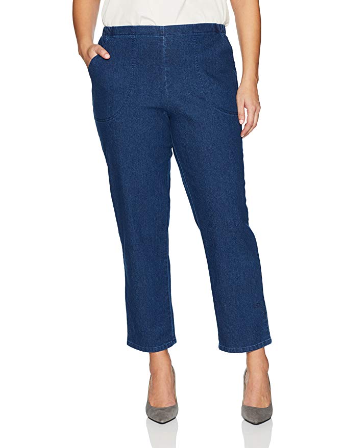 Just My Size Women's Apparel Women's Plus Size Stretch Pull on Jean