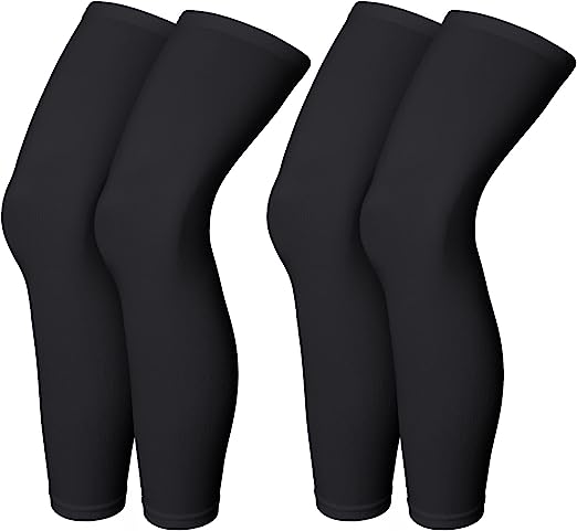 Skylety Compression Leg Sleeve Full Length Leg Sleeves Sports Cycling Leg Sleeves for Men Women, Running, Basketball