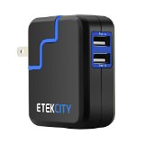 Etekcity 15W31A Dual USB Ports Mini Rapid Universal Wall Charger