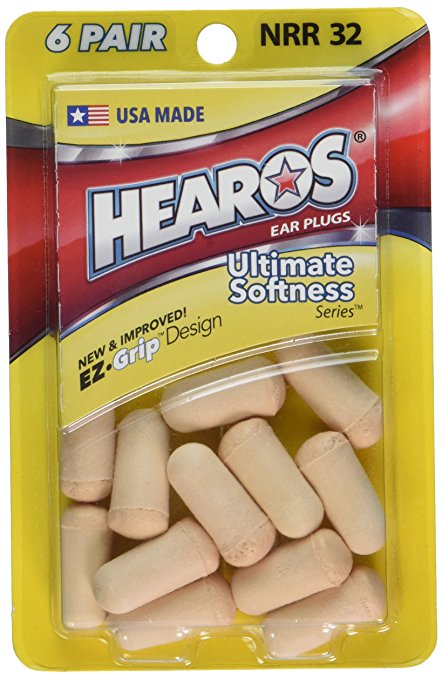 Hearos Ear Plugs Ultimate Softness Series, 6 Count