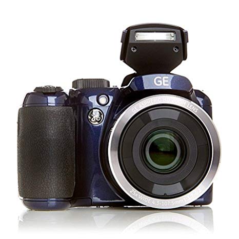 General Imaging X450 Digital Camera with 2.7-Inch LCD GE PowerPro 16MP 25X Optical Zoom HD Video SLR-Style Camera (COLOR- WHITE / BLACK / RED / PURPLE /BLUE / GOLD) (BLUE)