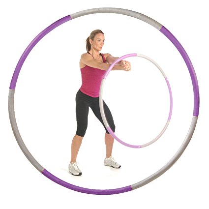 BodyFit By Sports Authority 2.5lb Weighted Hula Hoop Fitness Workouts Exercises
