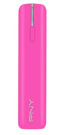 PNY T2200 Power Pack Universal Portable Rechargeable Battery Charger Pink (P-B-2200-1-P01-RB)