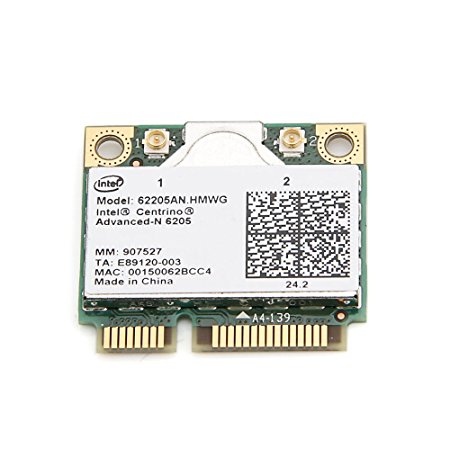 New Intel® Centrino® Advanced-N 6205 62205AN.HMWG WIFI Wireless N Wlan Card Dual-band 2.4/5.0 GHz 802.11a/b/g/n 300 Mbps