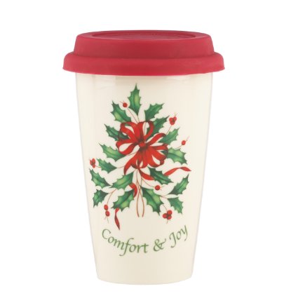 Lenox Holiday Comfort & Joy Travel Mug