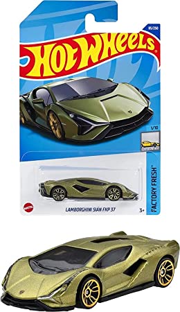 Hot Wheels Factory Fresh Lamborghini Sian FKP 371:64 Scale (Green)