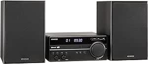 Kenwood M-819DAB Microcadena de música para Uso doméstico Negro 100 W - Mini Equipo de musica para casa