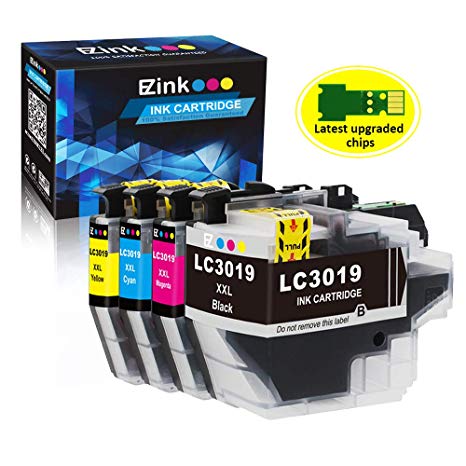 E-Z Ink (TM) Compatible Ink Cartridge Replacement for Brother LC3019 XXL LC3019BK LC3019C LC3019M LC3019Y to use with MFC-J6930DW MFC-J5330DW MFC-J5335DW (4 Pack with The Latest Upgraded Chips)