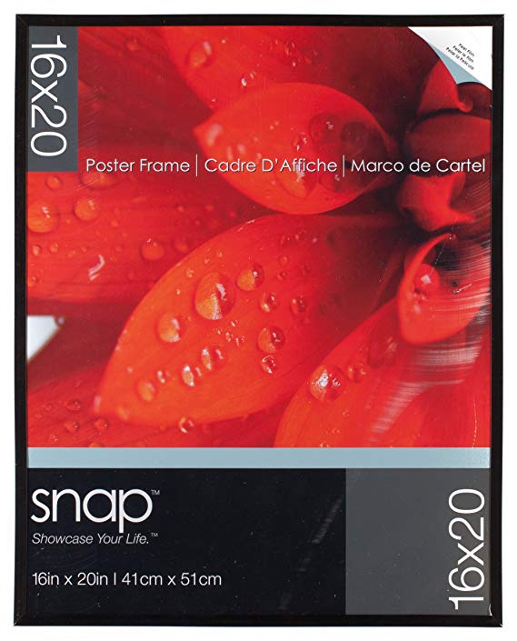 SNAP 16x20 Black Snap On Poster Frame