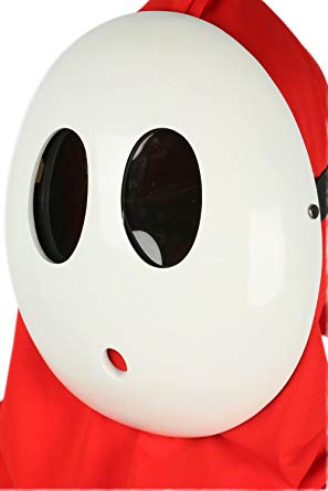 xcoser SHY Guy Mask Costume Props For Halloween Gifts