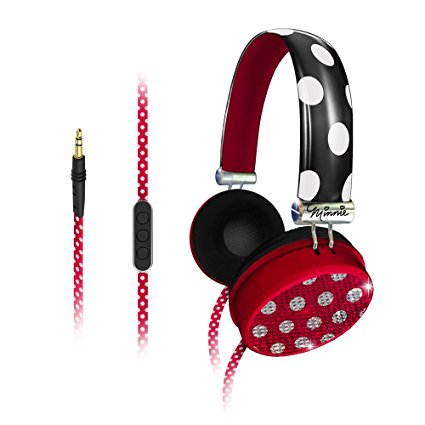 Minnie Mouse Fashion Over-The-Ear Headphones with Over-The-Ear headphones with Volume Control (MF-M48)