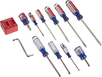 CRAFTSMAN Screwdriver Set, Assorted, 12-Piece (CMHT65044)