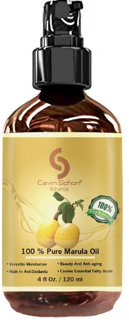 Cavin Schon 100% Pure Marula Seeds Oil for Face, Body & Hair Perfect Natural Skin Moisturizer Also Ideal Care Antioxidant Serum or Treatment, 4 FL oz