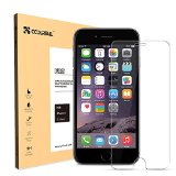 Coolreall Premium Tempered Glass Screen Protector 47 inch for iPhone 6 iPhone 6S - Transparent 033mm Ultra Clear