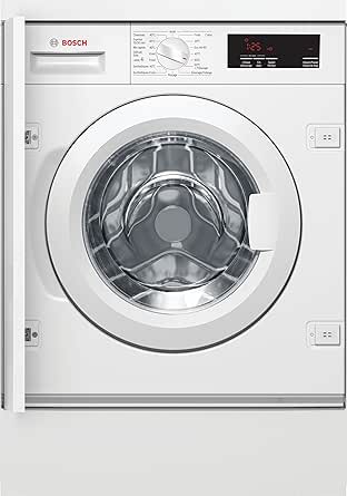 Bosch WIW24347FF Lave-linge encastrable Série 6 - 7 kg - EcoSilence - 55 L - 1200 trs/min - Blanc