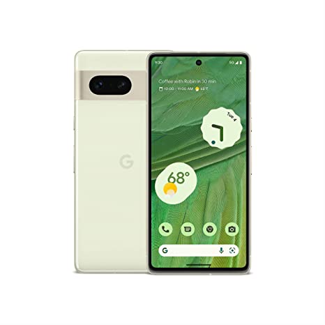 Google Pixel 7-5G Android Phone - Unlocked Smartphone with Wide Angle Lens and 24-Hour Battery - 256GB - Lemongrass