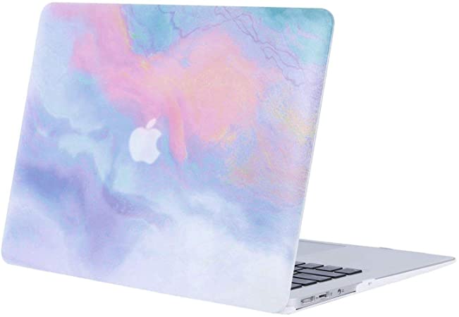 MOSISO Hard Case Compatible with MacBook Air 13 inch Model A1369 / A1466 (Release 2010-2017 Older Version), Ultra Slim Pattern Plastic Protective Snap On Shell Cover, Colorful Clouds