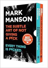 MARK MANSON BOXSET Hardcover edition ( The Subtle Art of Not Giving a F*ck , Everything is F*cked)