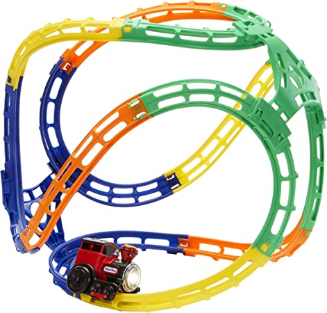 Little Tikes Tumble Train - Interactive Toy Engine Set with Lights & Sounds - Adjustable Tracks, Preschool Trains - Encourages Active & Creative Play - For Kids Ages 3