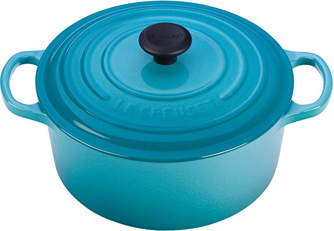 Le Creuset Signature Enameled Cast-Iron 3.5 Quart Round French (Dutch) Oven, Caribbean