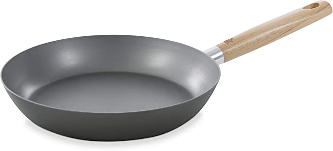 BK Nature Steel Frying Pan, 9.5, Gray