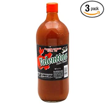 Valentina Salsa Picante Mexican Sauce, Extra Hot, 34 Ounce (Pack of 3)