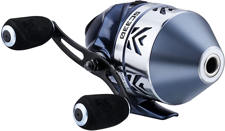 RUNCL Spincast Fishing Reel, Push Button Casting Design, High Speed 4.0:1 Gear Ratio, 7 1 Ball Bearings, 17.5 LB Max Drag, Reversible Handle for Left/Right Retrieve, Includes Monofilament Line