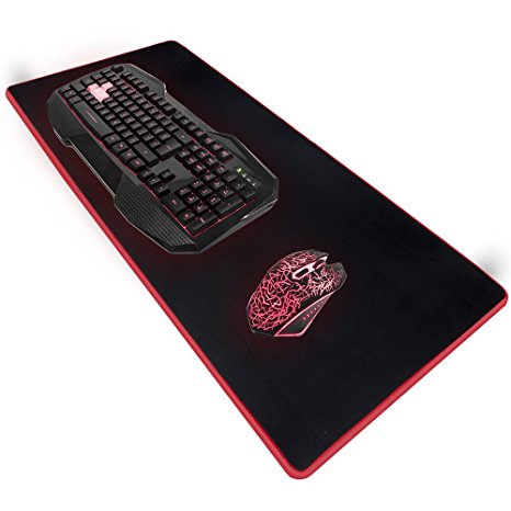 Stratagem Control Zone XL Microfiber Gaming Deskpad – Sizes up to 47" x 21.5" (XL Extended)