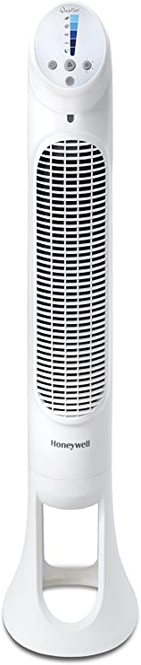 Honeywell HYF260E QuietSet Tower Fan with Remote Control, White