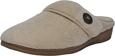 Vionic Women's Indulge Sadie Mule Slipper - Ladies Slipper Concealed Orthotic Support