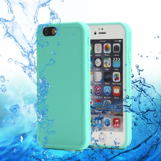 iPhone 6S Waterproof Case, oneCase Ultra Slim Thin Light [360 All Round Protective] Full Sealed IPX-6 Waterproof Shockproof Dust/Snow Proof Case Cover for iPhone 6 / 6S 4.7 inch - Mint