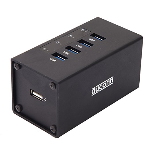 Dyconn Power Hub SuperSpeed 5-Port 1-5A Charging Only Industrial Grade USB 3.0 Hub (HUBC4B)