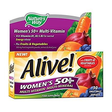 Alive! Women?s 50  Multi-Vitamin and Minerals 30 Tablets