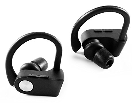 True Wireless Earbuds Bluetooth Truly Sports Headphones Mic TWS Earphones, IPX7 Waterproof Sweatproof, Noise Cancelling