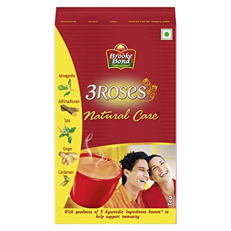 Brooke Bond 3 Roses Natural Care Tea 500 g