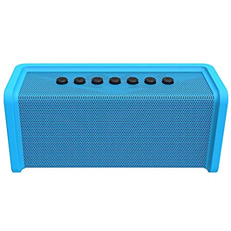 Ematic Bluetooth Wireless Speaker & Speakerphone for iPhone, iPad, iPod, Android, Tablets & Smartphones, Blue