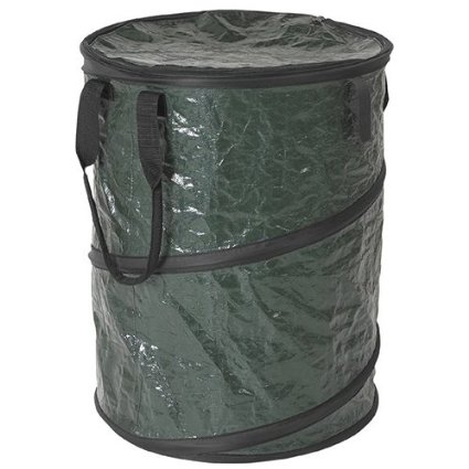 Stansport Collapsible Campsite Carry-All Trash Can, Green