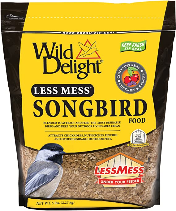 Wild Delight Less Mess Songbird Food, 5 lb