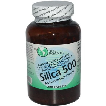 World Organics Silica 500Mg Tabs 200