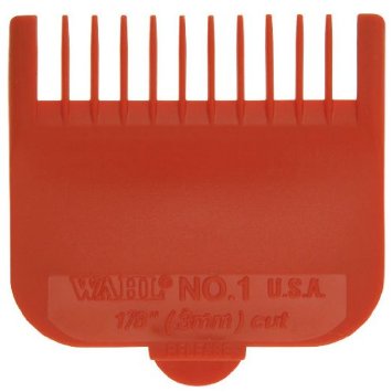Wahl Attachment Comb Size  1 Nylon 18 Red