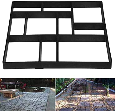ZOOARTS Garden DIY Lawn Concrete Path Paving-Path Floor Mould for Your House (F)