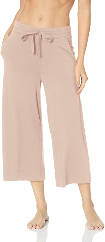 Amazon Brand - Mae Women's Loungewear Supersoft French Terry Cropped Pant