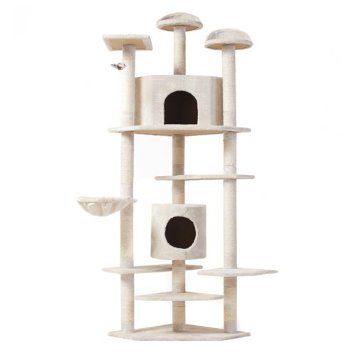 Best Choice Products New The Tabby Cat Nap Cat Tree Condo Pet Furniture Scratching Post Premium Quality Pet House 80