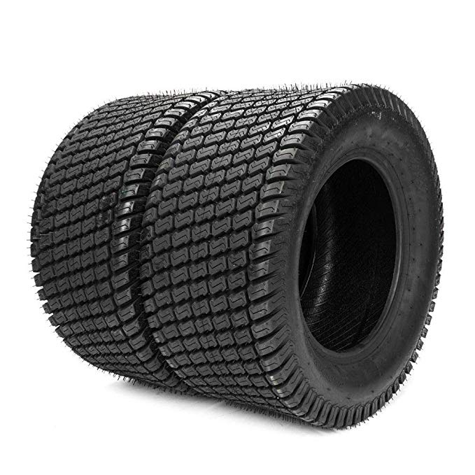Roadstar 2PC 24x12.00-12 6 Ply Lawn Mower Tractor Turf Tires for Lawn & Garden Mower P332