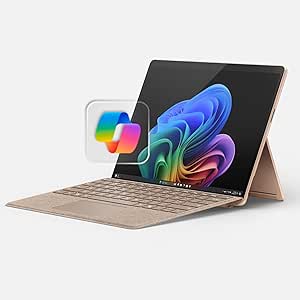 Microsoft Surface Pro 2-in-1 Laptop/Tablet (2024), Windows 11 Copilot  PC, 13" Touchscreen Display, Snapdragon X Plus (10 Core), 16GB RAM, 512GB Storage, Dune