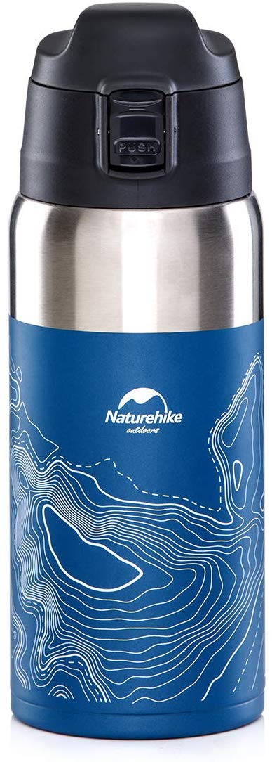 Naturehike Insulated Stainless Steel Water Bottle Double Wall Vacuum Leak Proof for Sports Outdoor, Wide Mouth with BPA Free Flex Cap