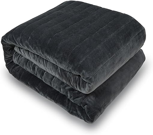 Weighted Blanket (94"x 96" 30lbs King Size) Luxury Heavy Blanket Soft Warm Breathable Material Weighted Blankets Removable Duvet Cover for Adult All-Season Sleep and Calming