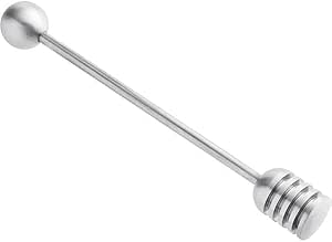 Fox Run Honey Dipper, Stainless Steel Honey Stirring Stick, 6.5"